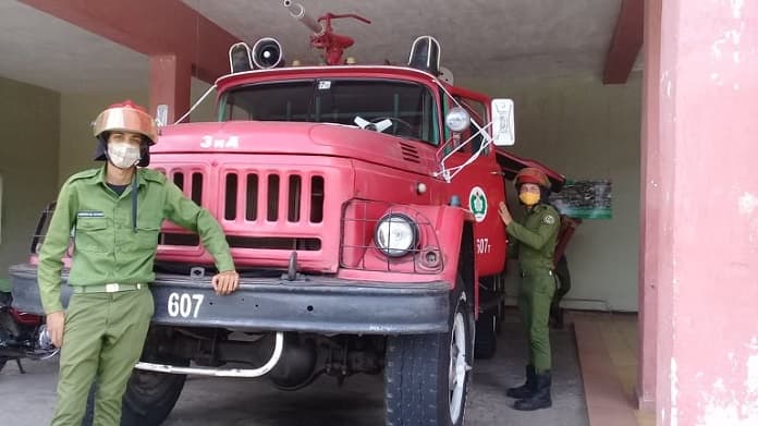 Bomberos de Jobabo se preparan para Jornada contra Incendios