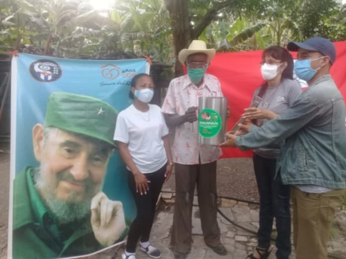 Reconoce los CDR a jobabense dedicado al autoconsumo familiar de alimentos