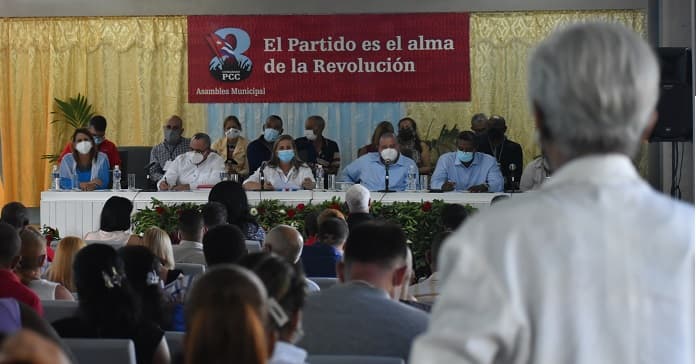 Jobabo en Asamblea Municipal de Balance del Partido