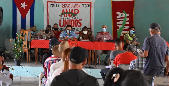 Analizan en Jobabo resultados y dificultades de la Asociación Nacional de Agricultores Pequeños