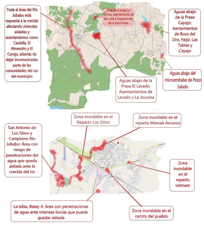 Jobabo: Puntualiza Consejo de Defensa Municipal medidas preventivas ante posible impacto de Melissa 2 Riesos de penetraciones del agua e inundaciones 1