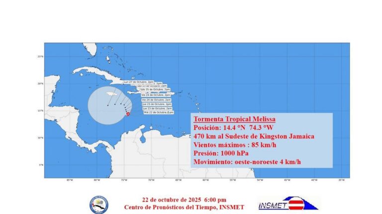 AVISO DE CICLÓN TROPICAL No.4.